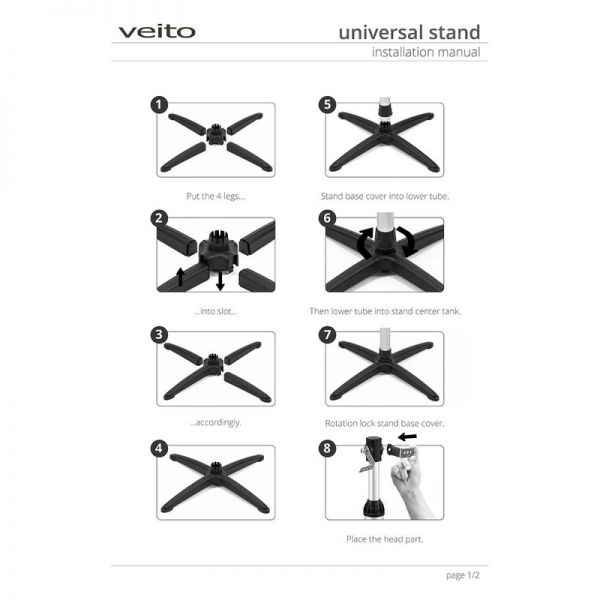 Stativ telescopic VEITO