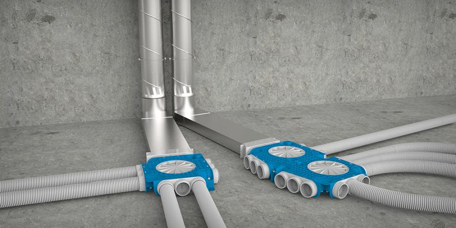 A hővisszanyerős szellőztető a t&aacute;voz&oacute; levegő hőj&eacute;vel meleg&iacute;ti fel a be&aacute;raml&oacute; levegőj&eacute;t